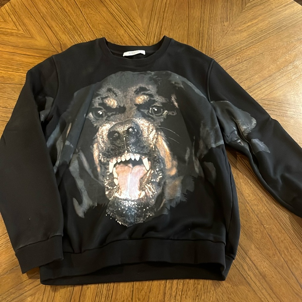 Givenchy black Rottweiler sweater